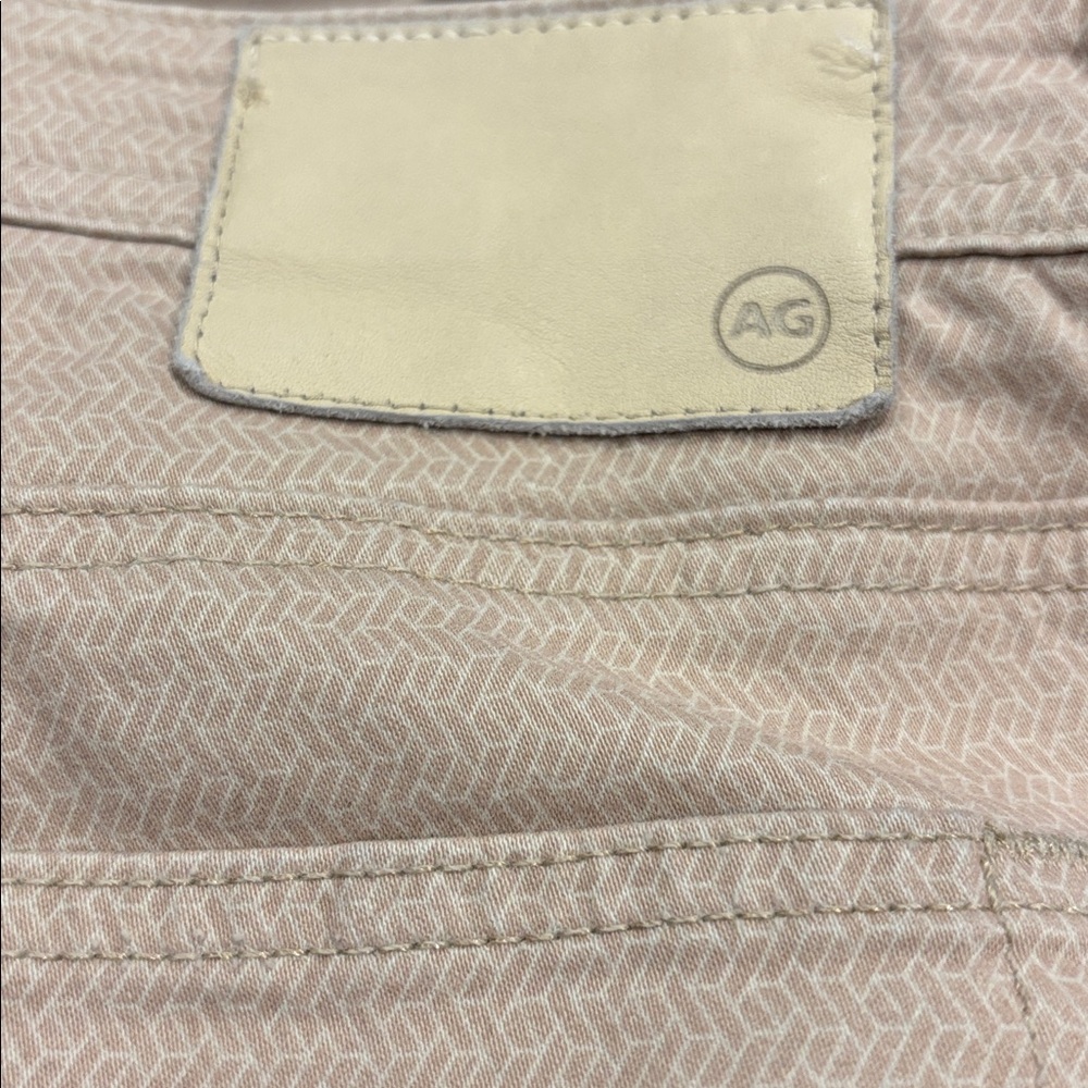 Men's Adriano Goldschmied Everett slim straight white herringbone Pants 35 x 32 - Picture 5 of 9